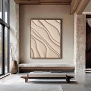 3D-Textured Art | Sand Wave Relief