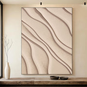 3D-Textured Art | Sand Wave Relief