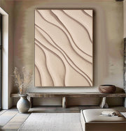 3D-Textured Art | Sand Wave Relief