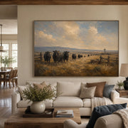 Vintage Americana Art | The Quiet Fields of Time