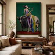 POP Art | Velvet Dominion Beneath the Verdant Silence