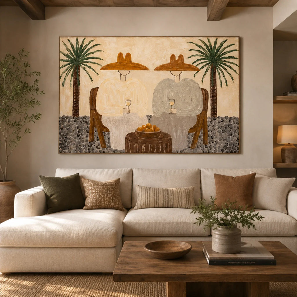 Vintage Americana Art | Palm Wine Companions