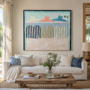 Vintage Americana Art | Where the Tide Remembers Us