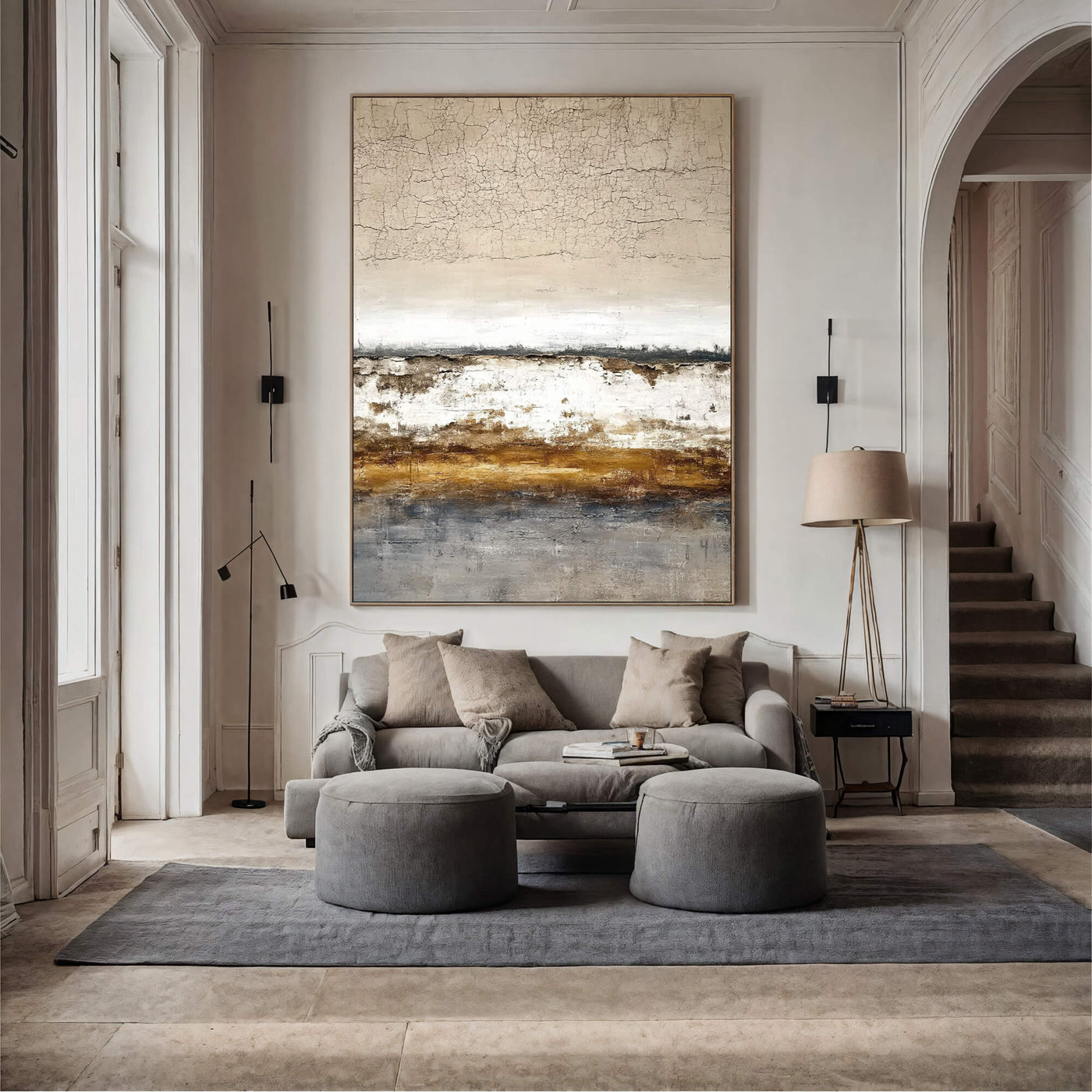 Wabi-Sabi Art | Cracked Horizon Layers