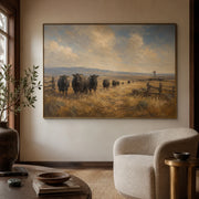 Vintage Americana Art | The Quiet Fields of Time