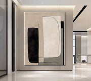 Abstract Art | Neutral Curve Blocks