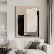 Abstract Art | Neutral Curve Blocks