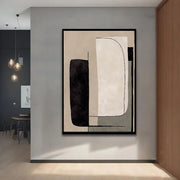 Abstract Art | Neutral Curve Blocks