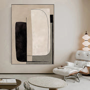 Abstract Art | Neutral Curve Blocks