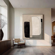 Abstract Art | Neutral Curve Blocks