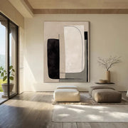Abstract Art | Neutral Curve Blocks
