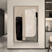 Abstract Art | Neutral Curve Blocks