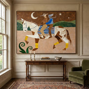 Vintage Americana Art | Moonlit Passage