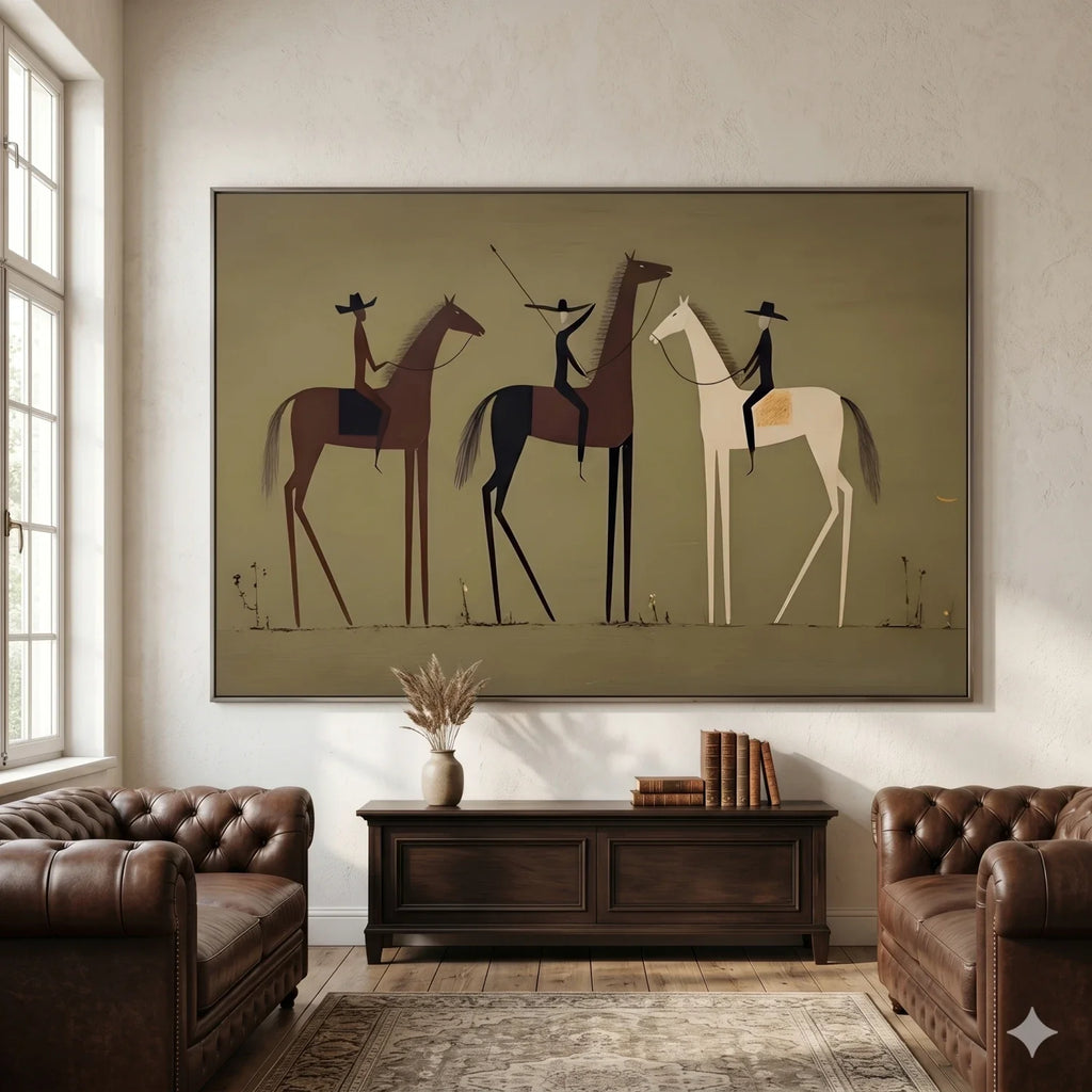 Vintage Americana Art | Frontier Echo