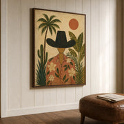 Vintage Americana Art | Palm And Western Wanderer