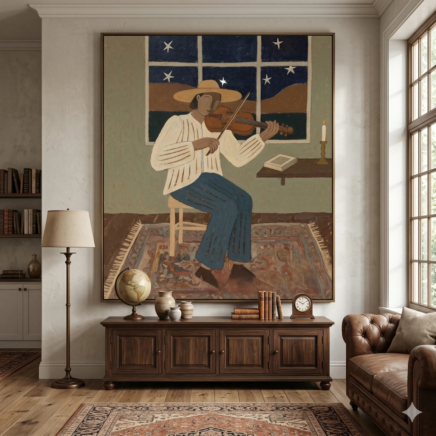 Vintage Americana Art | Starlit Sonata