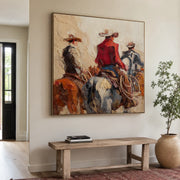 Vintage Americana Art | Echoes Along the Dust Trail