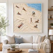 3D textured Art | Stillness at Low Tide
