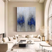 3D-Textured Art | Azure Drip Duet