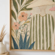 Vintage Americana Art | Blooming Hat Duo