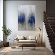 3D-Textured Art | Azure Drip Duet