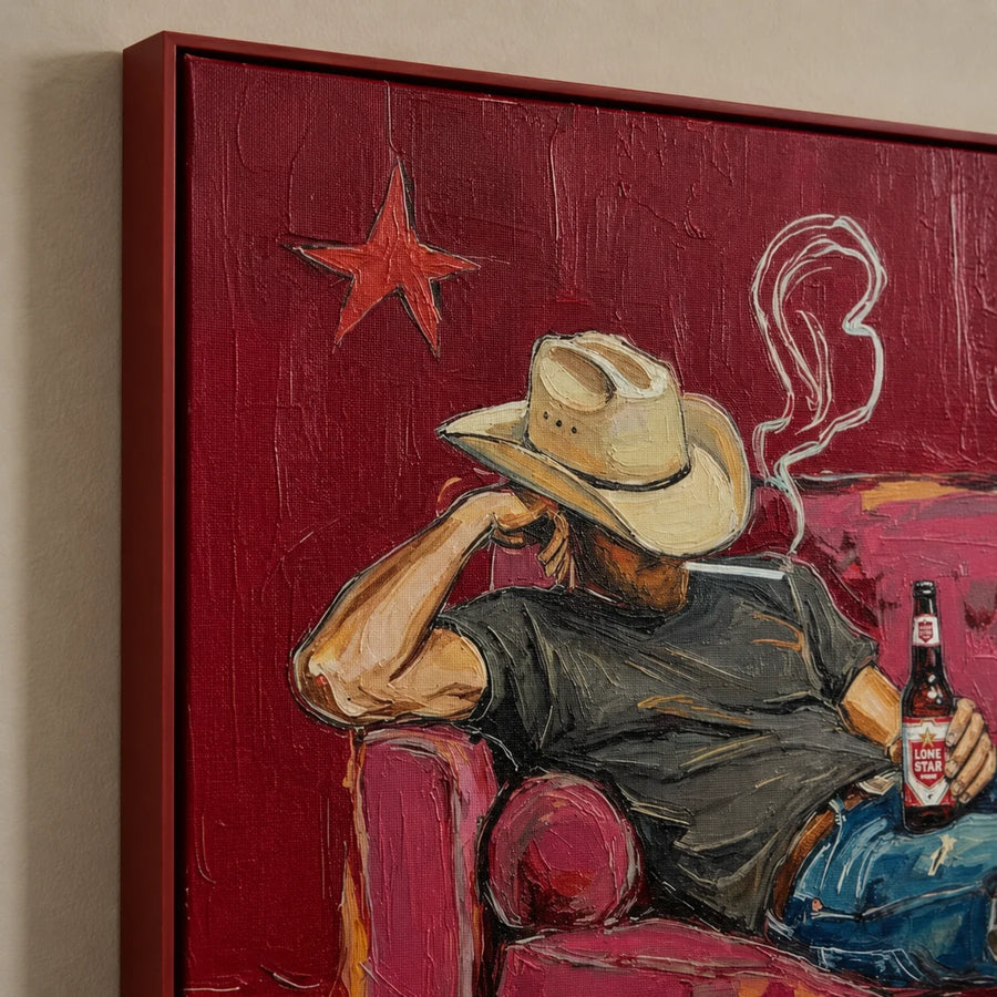 POP Art | Couch & Lone Beer