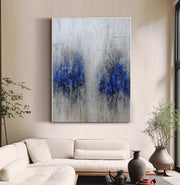 3D-Textured Art | Azure Drip Duet