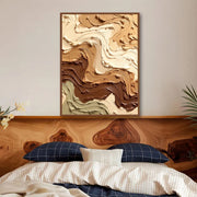 3D-Textured Art | Neutral Swirl Texture