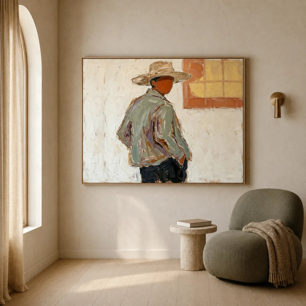 Vintage Americana Art | Desert Silence-1