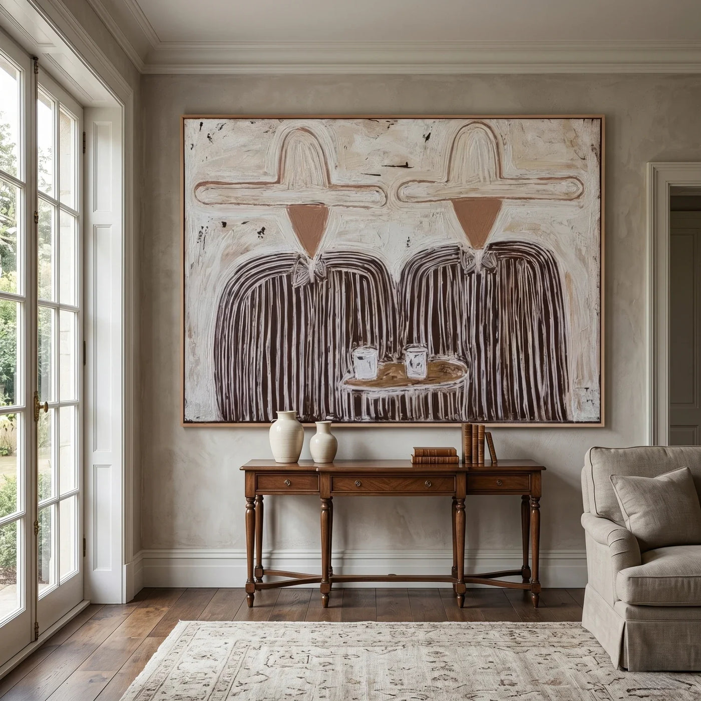 Vintage Americana Art | Shared Silence
