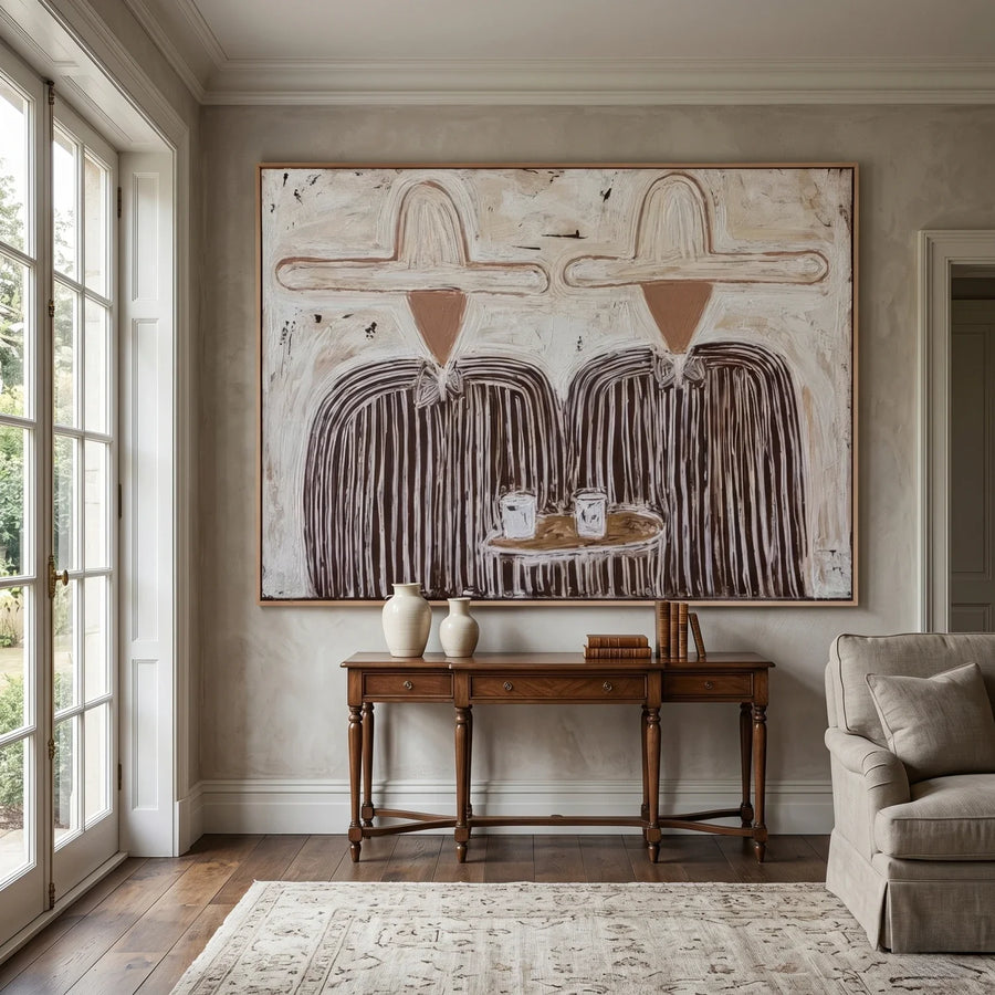 Vintage Americana Art | Shared Silence