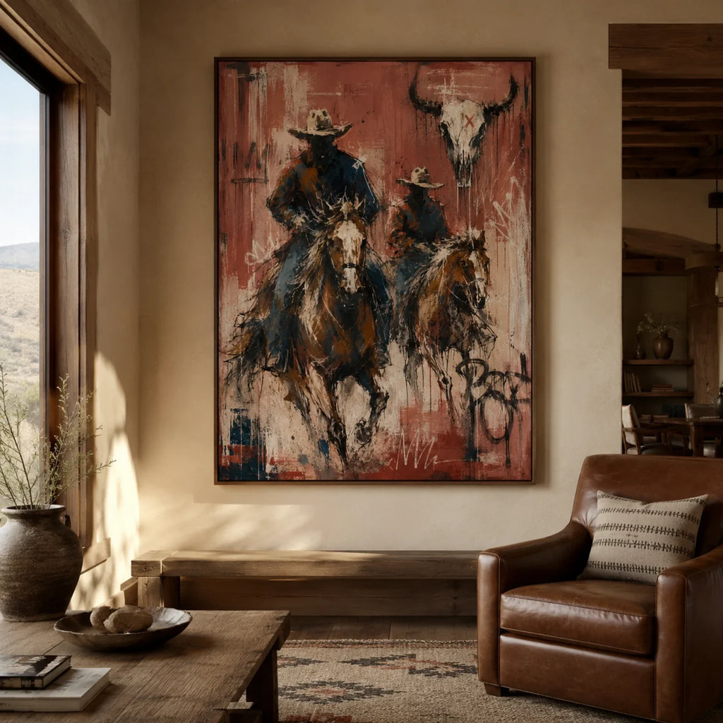 Vintage Americana Art | Beneath the Mark of Bone
