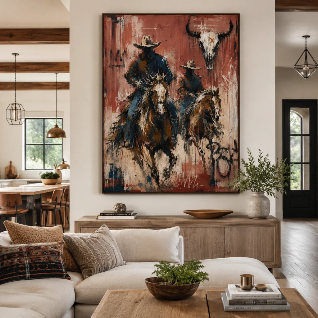 Vintage Americana Art | Beneath the Mark of Bone