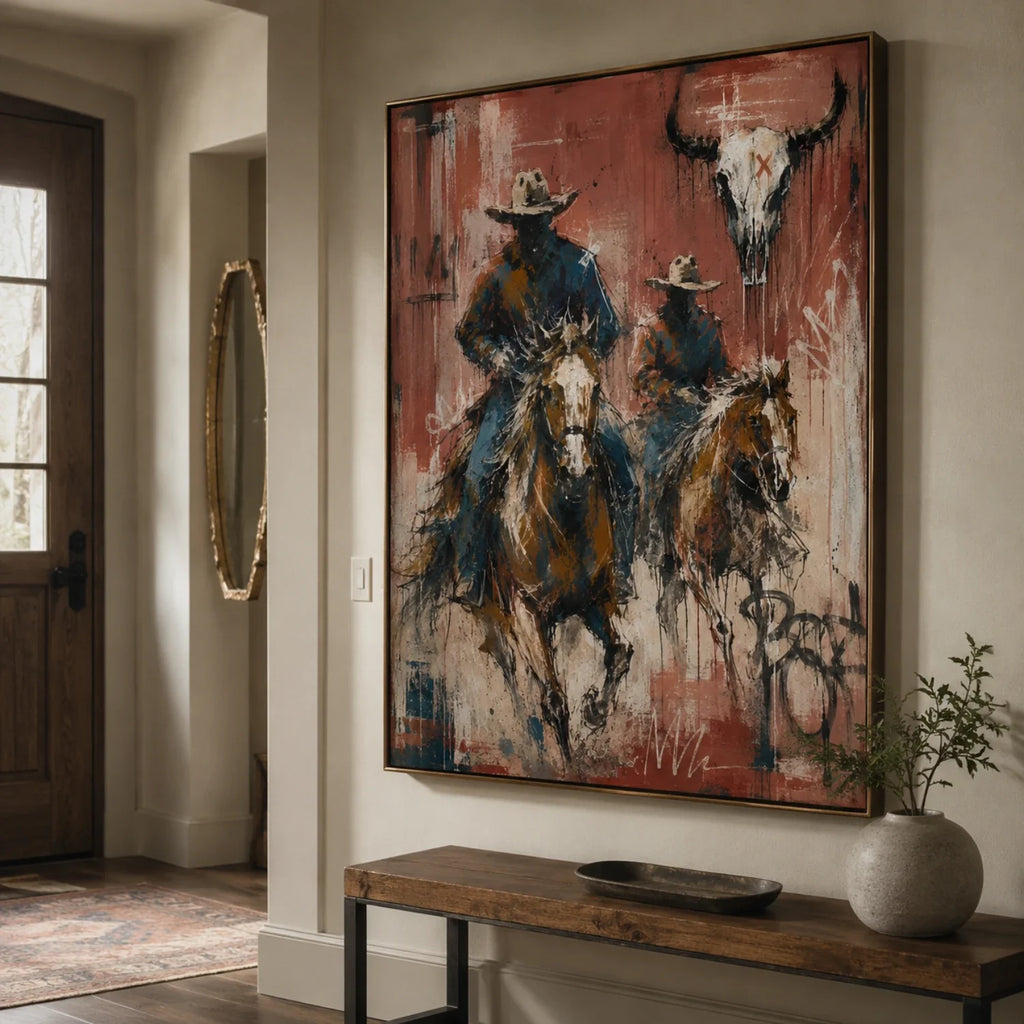 Vintage Americana Art | Beneath the Mark of Bone