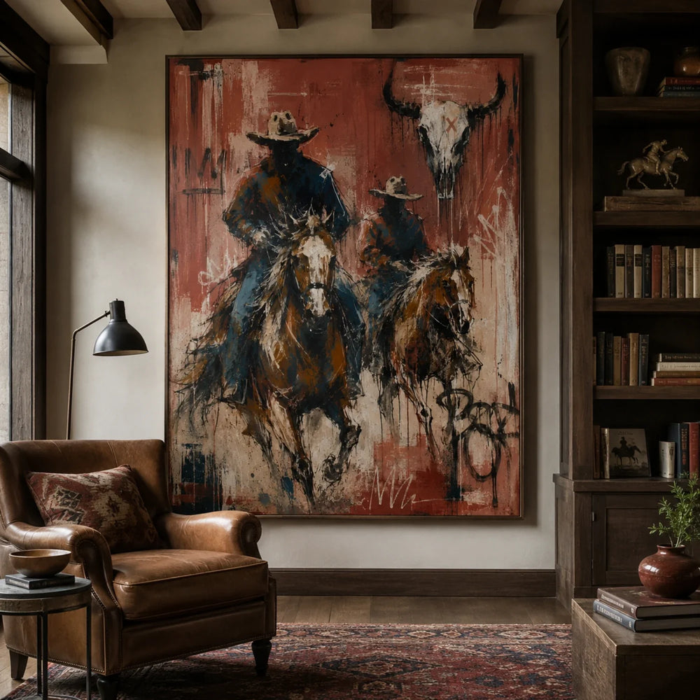 Vintage Americana Art | Beneath the Mark of Bone