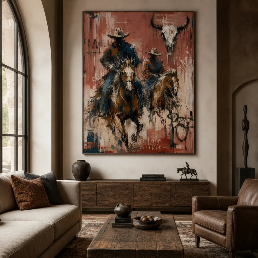Vintage Americana Art | Beneath the Mark of Bone