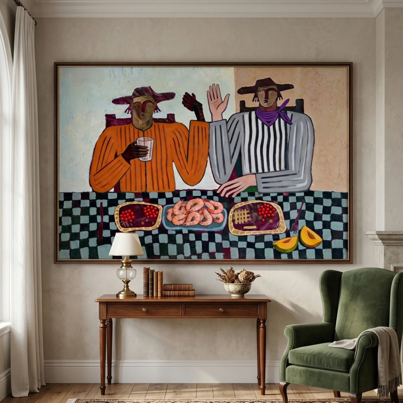 Vintage Americana Art | Harvest Table