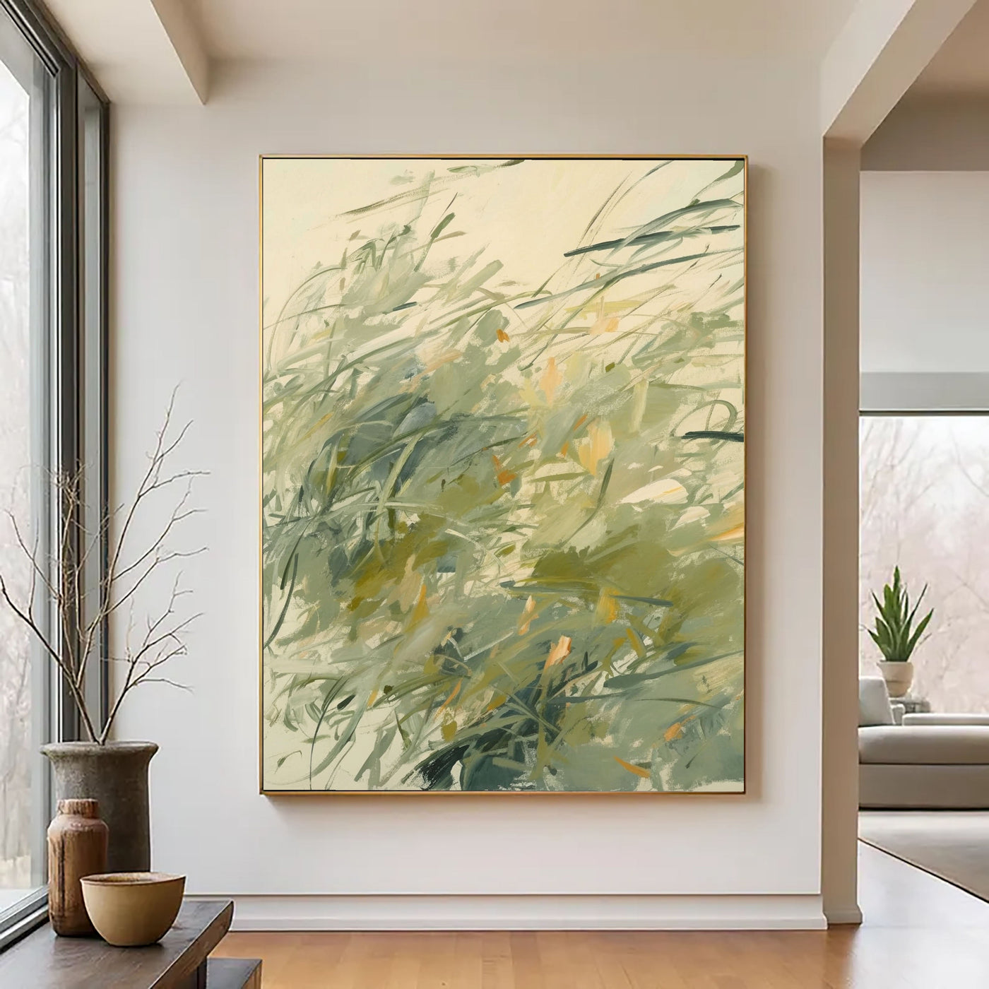 Impressionist Art | Windblown Grasses Hues