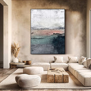 Wabi-Sabi Art | Muted Earthy Horizon