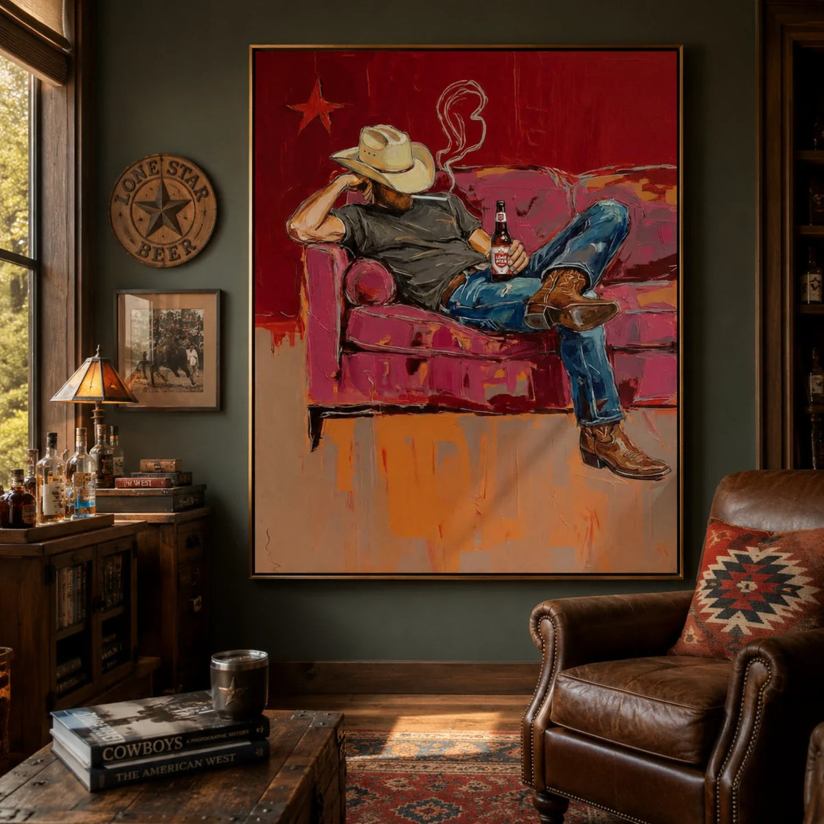 POP Art | Couch & Lone Beer