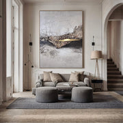 Wabi-Sabi Art | Cracked Gold Accent