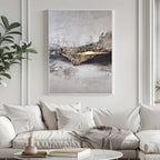 Wabi-Sabi Art | Cracked Gold Accent
