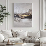 Wabi-Sabi Art | Cracked Gold Accent