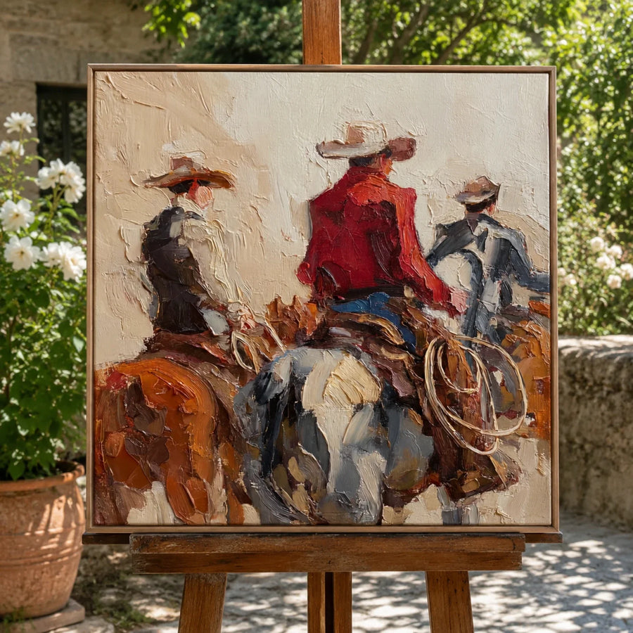 Vintage Americana Art | Echoes Along the Dust Trail