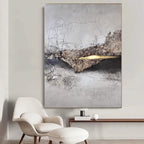 Wabi-Sabi Art | Cracked Gold Accent