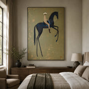 Vintage Americana Art | Midnight Poise
