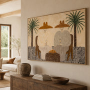 Vintage Americana Art | Palm Wine Companions