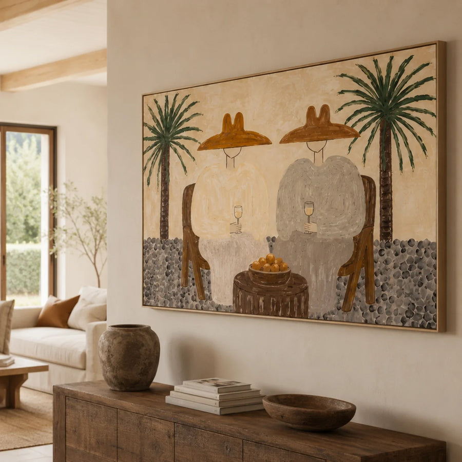 Vintage Americana Art | Palm Wine Companions