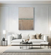 Wabi-Sabi Art | Coastal Shell Horizon
