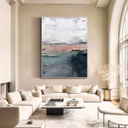 Wabi-Sabi Art | Muted Earthy Horizon
